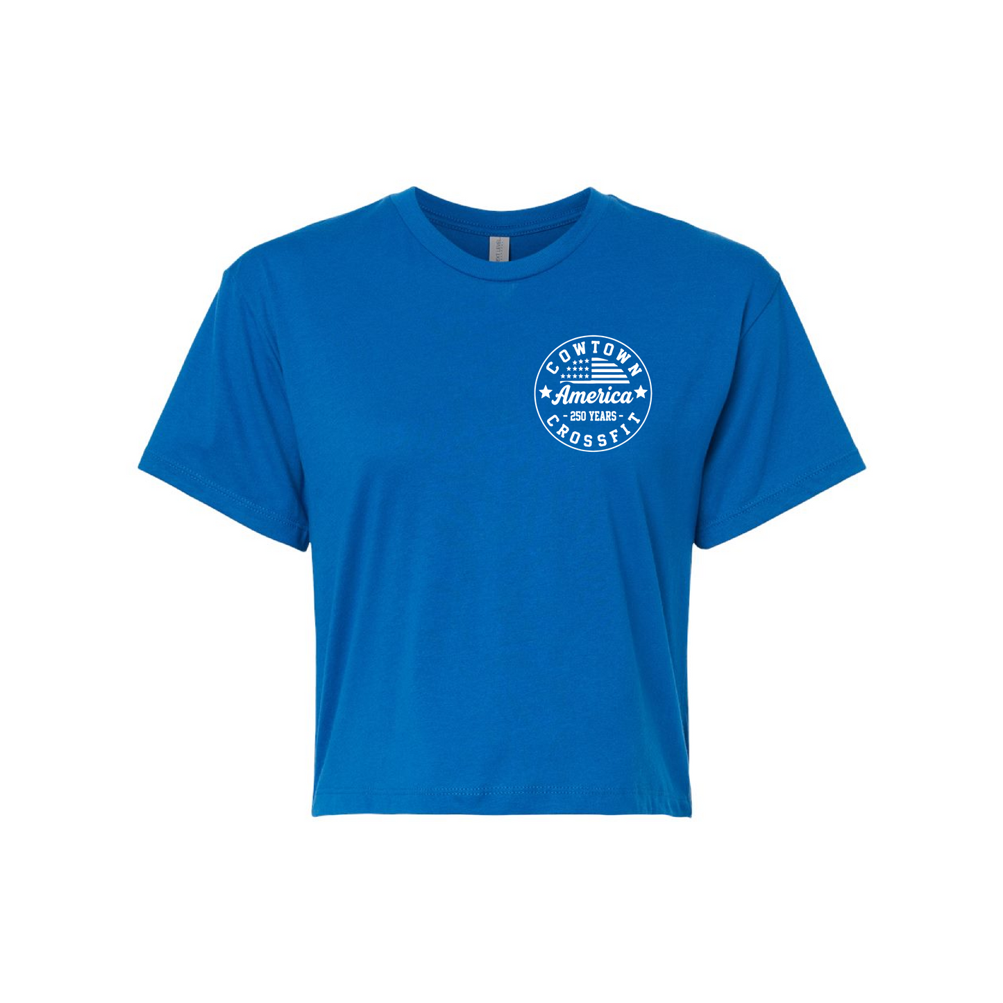 CTCF America 250 Next Level Crop Tees