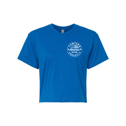 CTCF America 250 Next Level Crop Tees