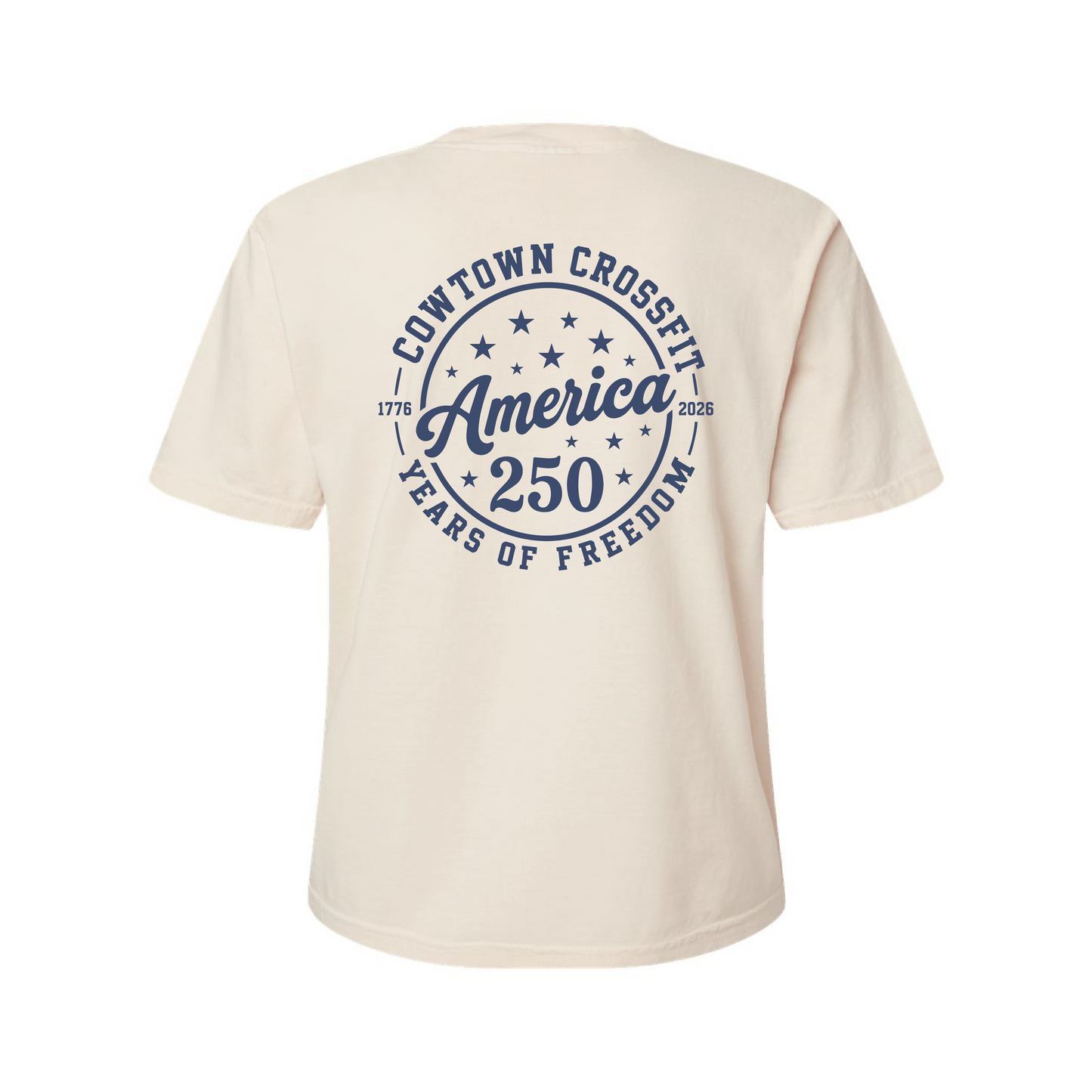 CTCF America 250 Comfort Colors Crop
