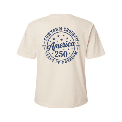 CTCF America 250 Comfort Colors Crop