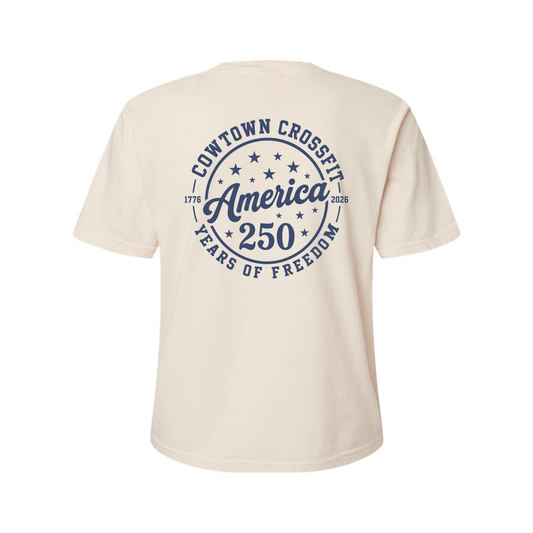 CTCF America 250 Comfort Colors Crop